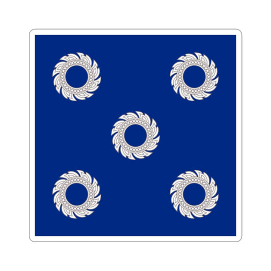 Flag Thai Admiral of the Fleet (Thailand) STICKER Vinyl Kiss-Cut Decal