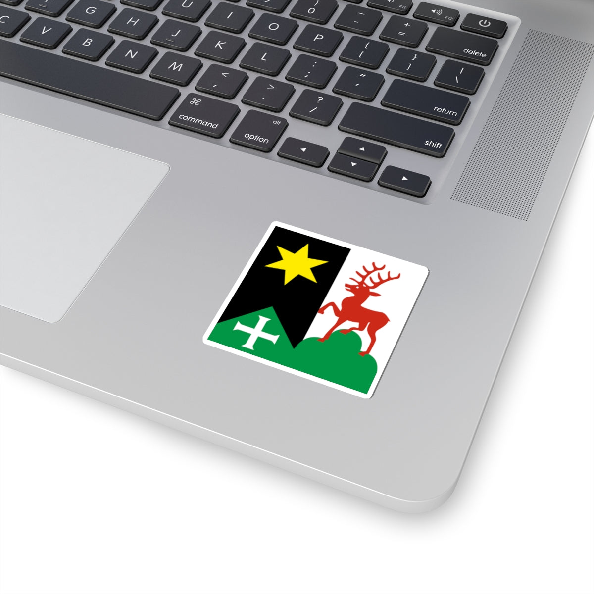 CHE Oberegg Flag (Switzerland) STICKER Vinyl Kiss-Cut Decal