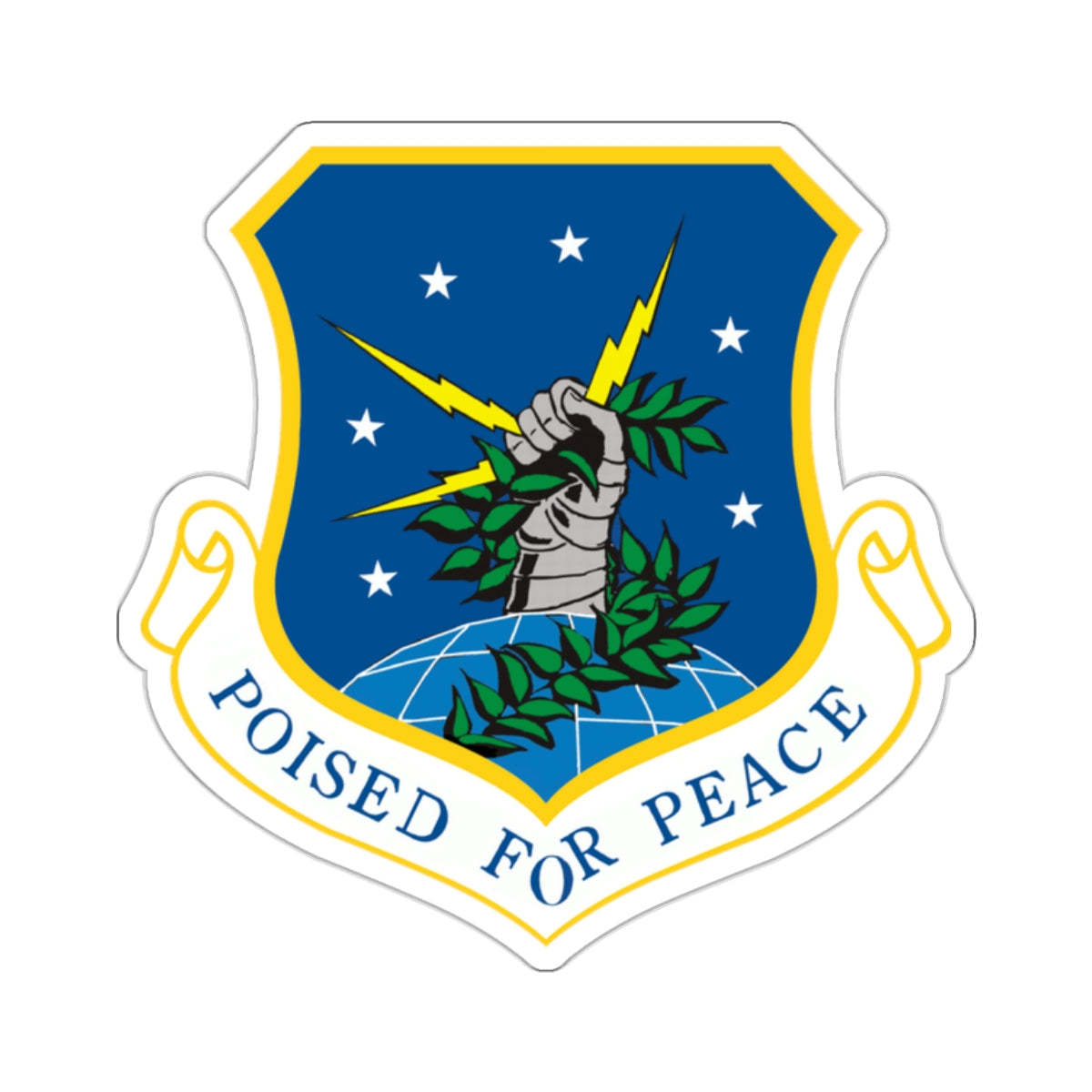 91st Space Wing (U.S. Air Force) STICKER Vinyl Kiss-Cut Decal