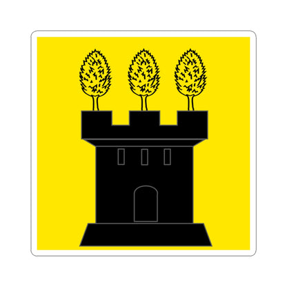 CHE Laupen ZH Flag (Switzerland) STICKER Vinyl Kiss-Cut Decal