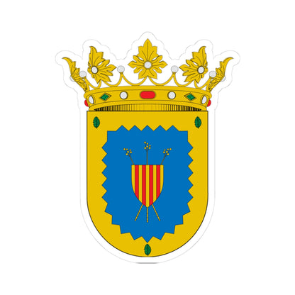 Escudo de Luesma (Spain) (Coat of Arms) STICKER Vinyl Kiss-Cut Decal