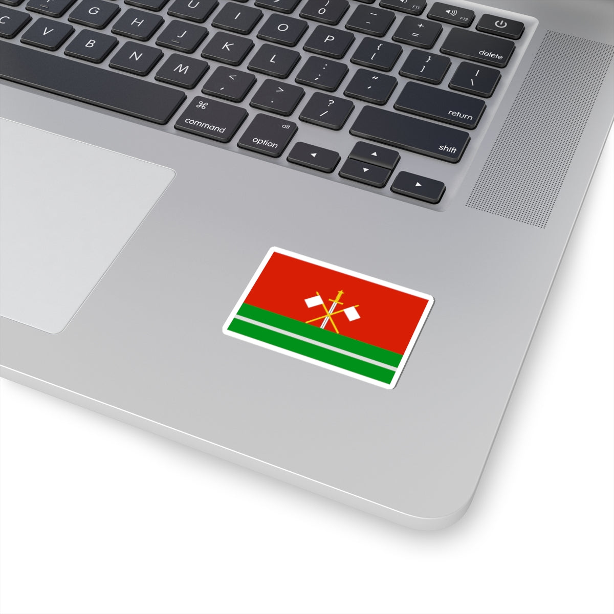 Flag of Monastyrschinsky rayon Smolensk oblast (Russia) STICKER Vinyl Kiss-Cut Decal