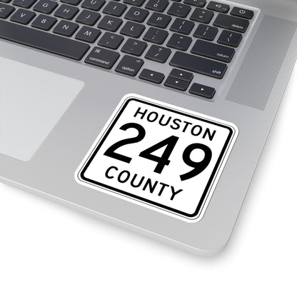 Houston County Route 249 MN (Minnesota) (Road Sign) STICKER Vinyl Kiss-Cut Decal
