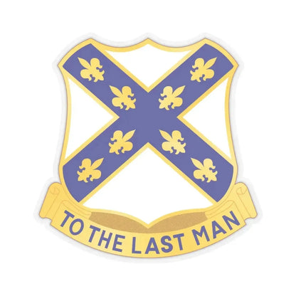 133rd Engineer Battalion (U.S. Army) STICKER Vinyl Kiss-Cut Decal 4 Inch Transparent - The Sticker Space