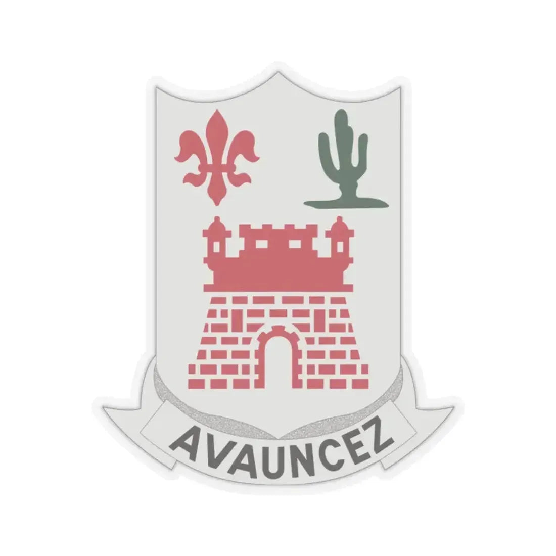 133rd Infantry Regiment (U.S. Army) STICKER Vinyl Kiss-Cut Decal 2 Inch Transparent - The Sticker Space