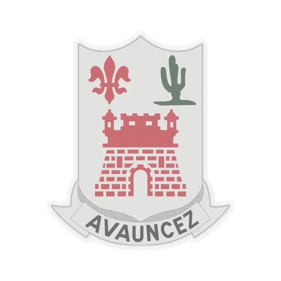 133rd Infantry Regiment (U.S. Army) STICKER Vinyl Kiss-Cut Decal 3 Inch Transparent - The Sticker Space