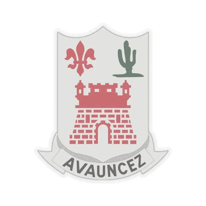 133rd Infantry Regiment (U.S. Army) STICKER Vinyl Kiss-Cut Decal 3 Inch Transparent - The Sticker Space