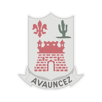 133rd Infantry Regiment (U.S. Army) STICKER Vinyl Kiss-Cut Decal 4 Inch Transparent - The Sticker Space