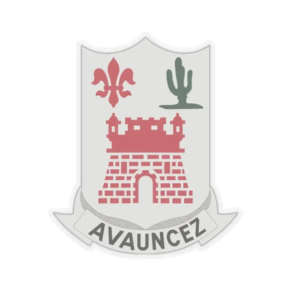 133rd Infantry Regiment (U.S. Army) STICKER Vinyl Kiss-Cut Decal 6 Inch Transparent - The Sticker Space