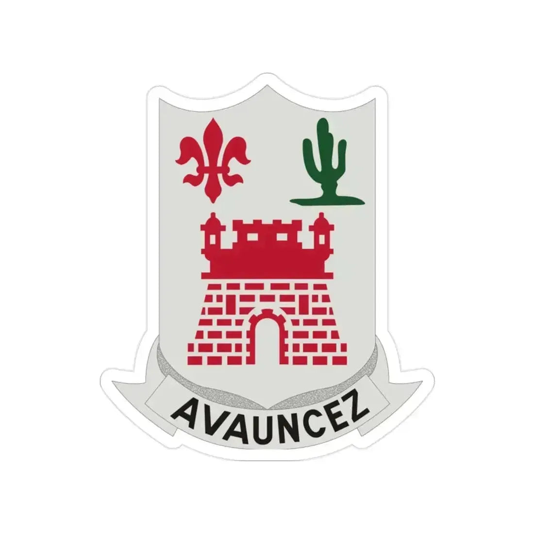 133rd Infantry Regiment (U.S. Army) Transparent STICKER Die-Cut Vinyl Decal 2 Inch - The Sticker Space