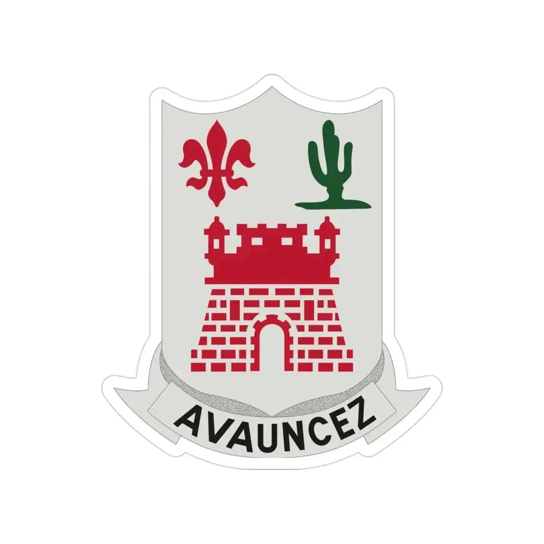 133rd Infantry Regiment (U.S. Army) Transparent STICKER Die-Cut Vinyl Decal 3 Inch - The Sticker Space