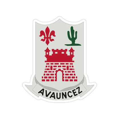 133rd Infantry Regiment (U.S. Army) Transparent STICKER Die-Cut Vinyl Decal 4 Inch - The Sticker Space