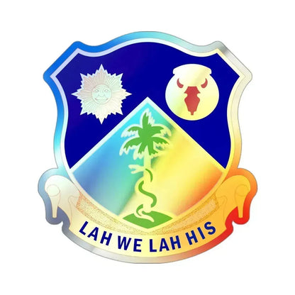 134 Cavalry Regiment (U.S. Army) Holographic STICKER Die-Cut Vinyl Decal 3 Inch Holographic - The Sticker Space