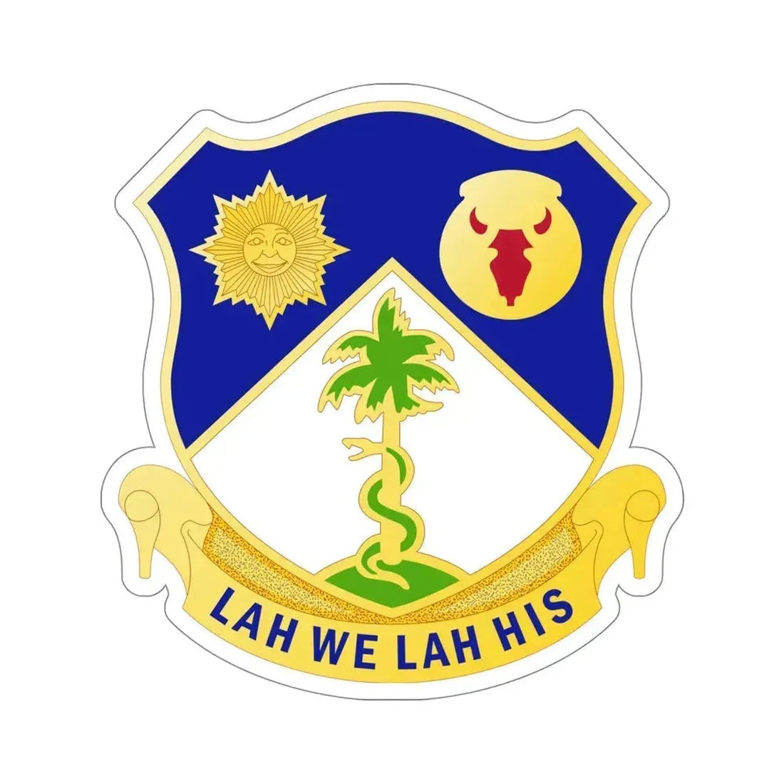 134 Cavalry Regiment (U.S. Army) STICKER Vinyl Die-Cut Decal 5 Inch - The Sticker Space