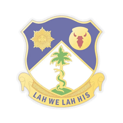 134 Cavalry Regiment (U.S. Army) STICKER Vinyl Kiss-Cut Decal 4 Inch Transparent - The Sticker Space