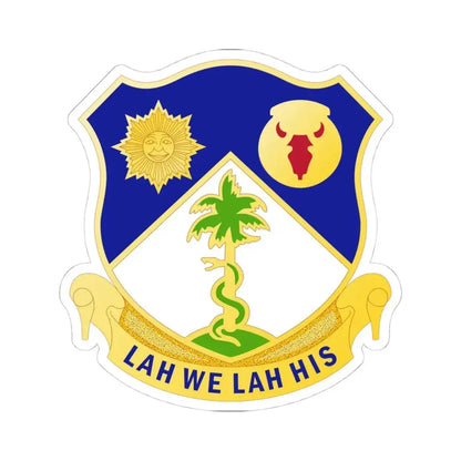 134 Cavalry Regiment (U.S. Army) STICKER Vinyl Kiss-Cut Decal 4 Inch White - The Sticker Space