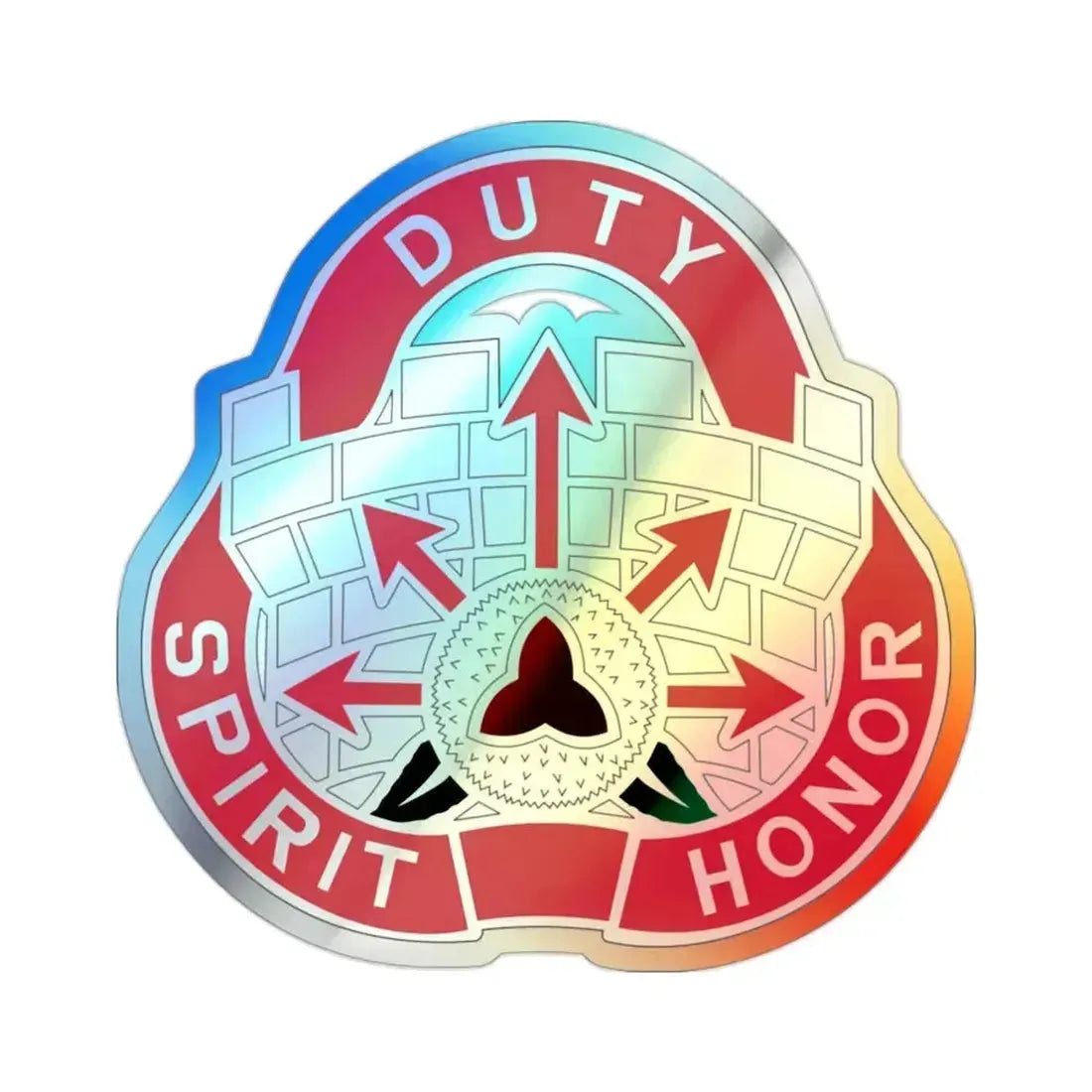 134 Engineer Group (U.S. Army) Holographic STICKER Die-Cut Vinyl Decal 2 Inch Holographic - The Sticker Space