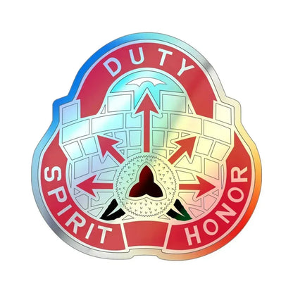 134 Engineer Group (U.S. Army) Holographic STICKER Die-Cut Vinyl Decal - The Sticker Space