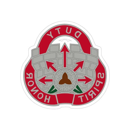 134 Engineer Group (U.S. Army) REVERSE PRINT Transparent Die-Cut STICKER - The Sticker Space