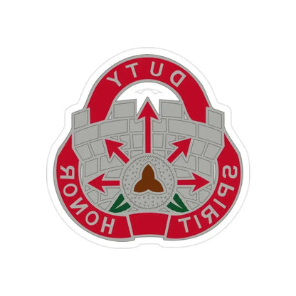 134 Engineer Group (U.S. Army) REVERSE PRINT Transparent Die-Cut STICKER - The Sticker Space