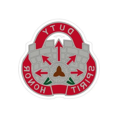 134 Engineer Group (U.S. Army) REVERSE PRINT Transparent Die-Cut STICKER - The Sticker Space