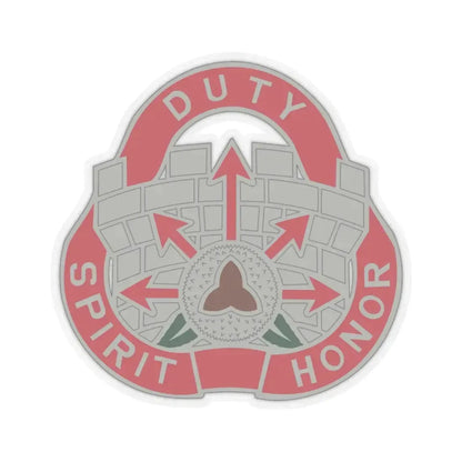 134 Engineer Group (U.S. Army) STICKER Vinyl Kiss-Cut Decal 2 Inch Transparent - The Sticker Space