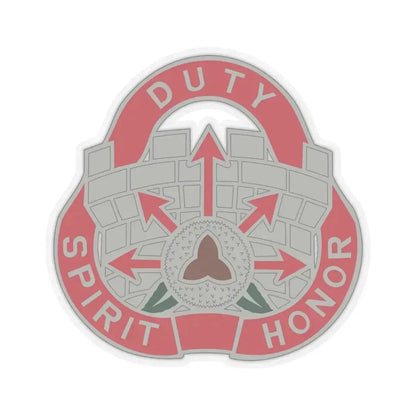 134 Engineer Group (U.S. Army) STICKER Vinyl Kiss-Cut Decal 4 Inch Transparent - The Sticker Space