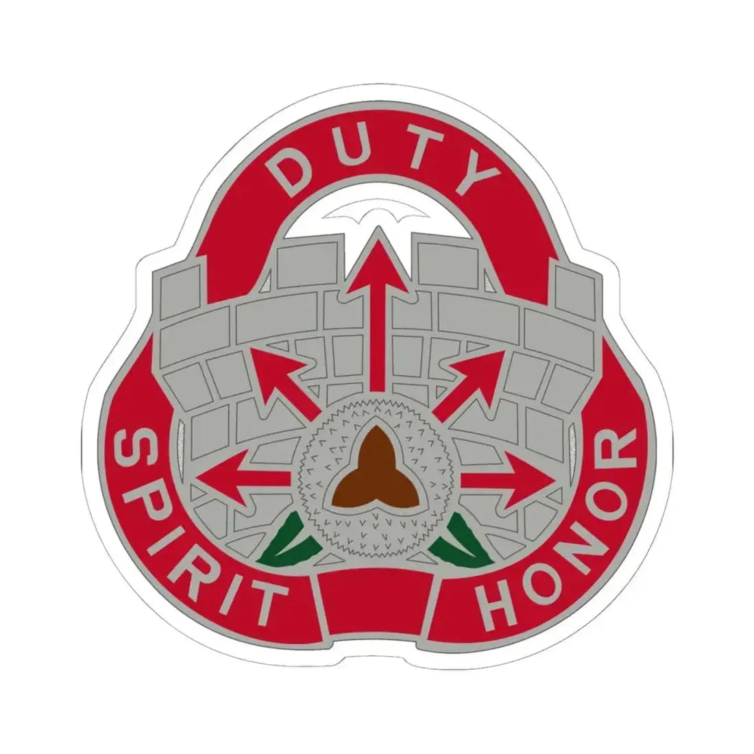 134 Engineer Group (U.S. Army) STICKER Vinyl Kiss-Cut Decal 6 Inch White - The Sticker Space