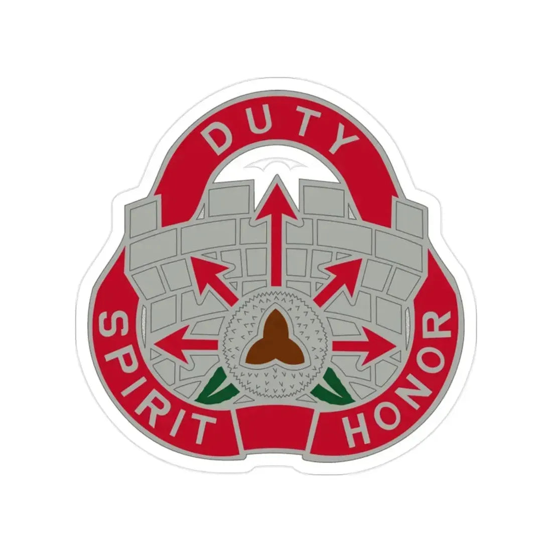 134 Engineer Group (U.S. Army) Transparent STICKER Die-Cut Vinyl Decal 2 Inch - The Sticker Space