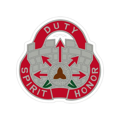 134 Engineer Group (U.S. Army) Transparent STICKER Die-Cut Vinyl Decal 3 Inch - The Sticker Space