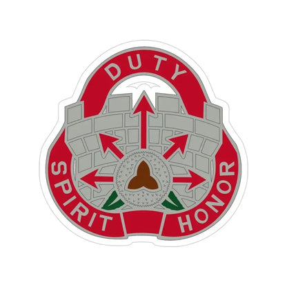 134 Engineer Group (U.S. Army) Transparent STICKER Die-Cut Vinyl Decal 4 Inch - The Sticker Space