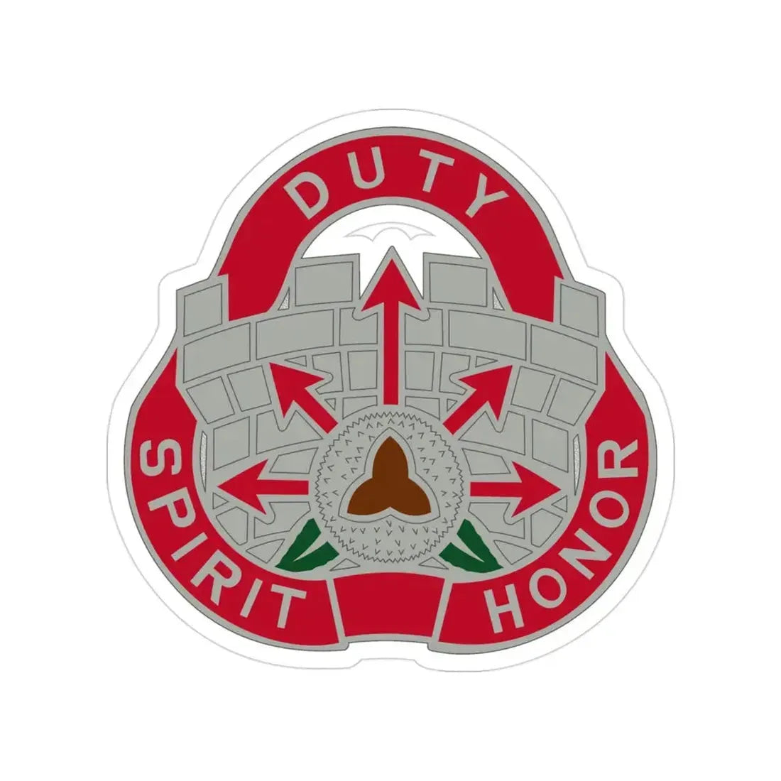 134 Engineer Group (U.S. Army) Transparent STICKER Die-Cut Vinyl Decal - The Sticker Space