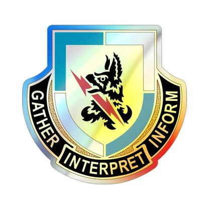 134 Military Intelligence Battalion (U.S. Army) Holographic STICKER Die-Cut Vinyl Decal - The Sticker Space