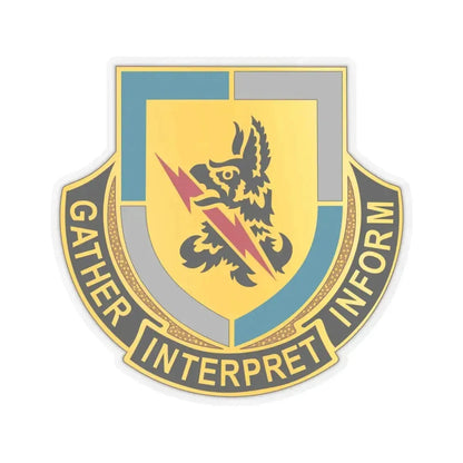 134 Military Intelligence Battalion (U.S. Army) STICKER Vinyl Kiss-Cut Decal 6 Inch Transparent - The Sticker Space