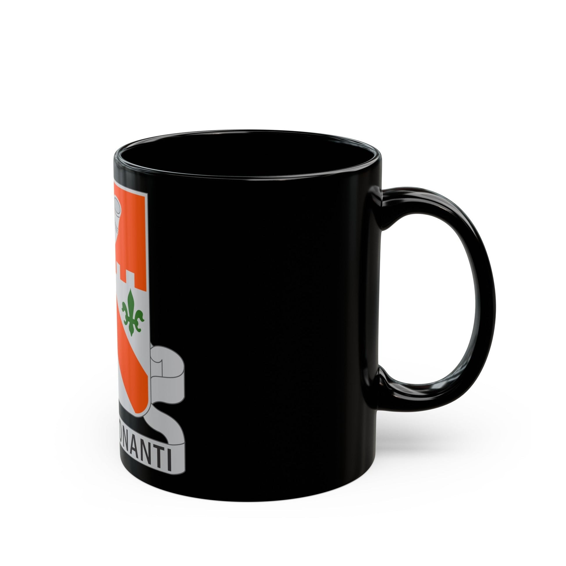 134 Signal Battalion (U.S. Army) Black Coffee Mug-The Sticker Space