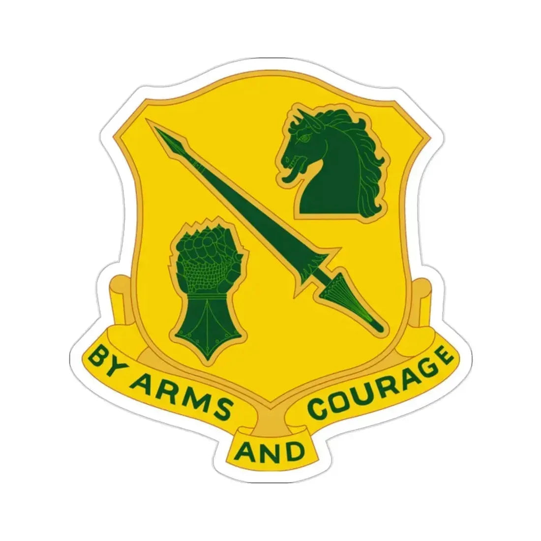 134 Tank Battalion (U.S. Army) STICKER Vinyl Die-Cut Decal 2 Inch - The Sticker Space