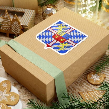 Armoiries Christophe III de Bavière roi de Danemark (Denmark) (Coat of Arms) STICKER Vinyl Kiss-Cut Decal