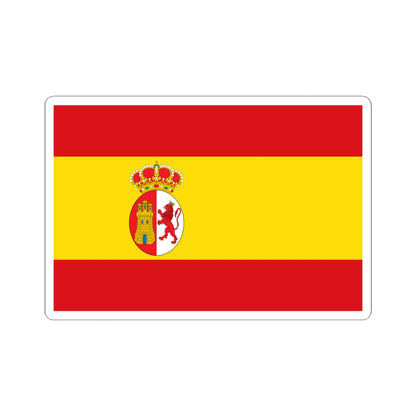 Flag of Spain 1785-1873 1875-1931 (Argentina) STICKER Vinyl Kiss-Cut Decal