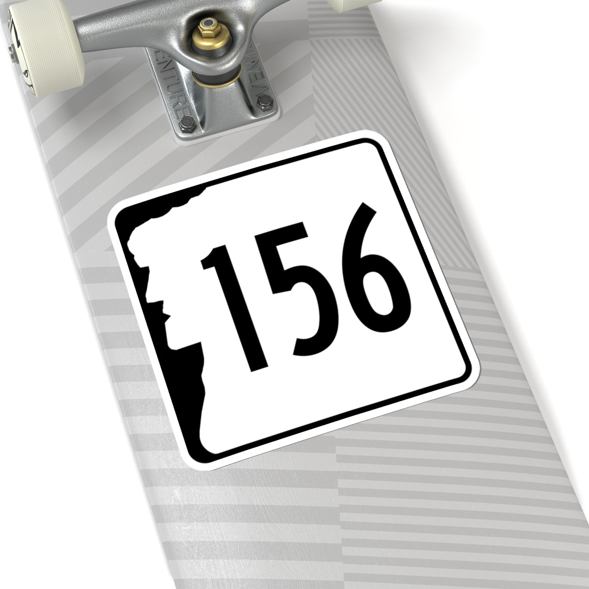 NH Route 156 (New Hampshire) (Road Sign) STICKER Vinyl Kiss-Cut Decal