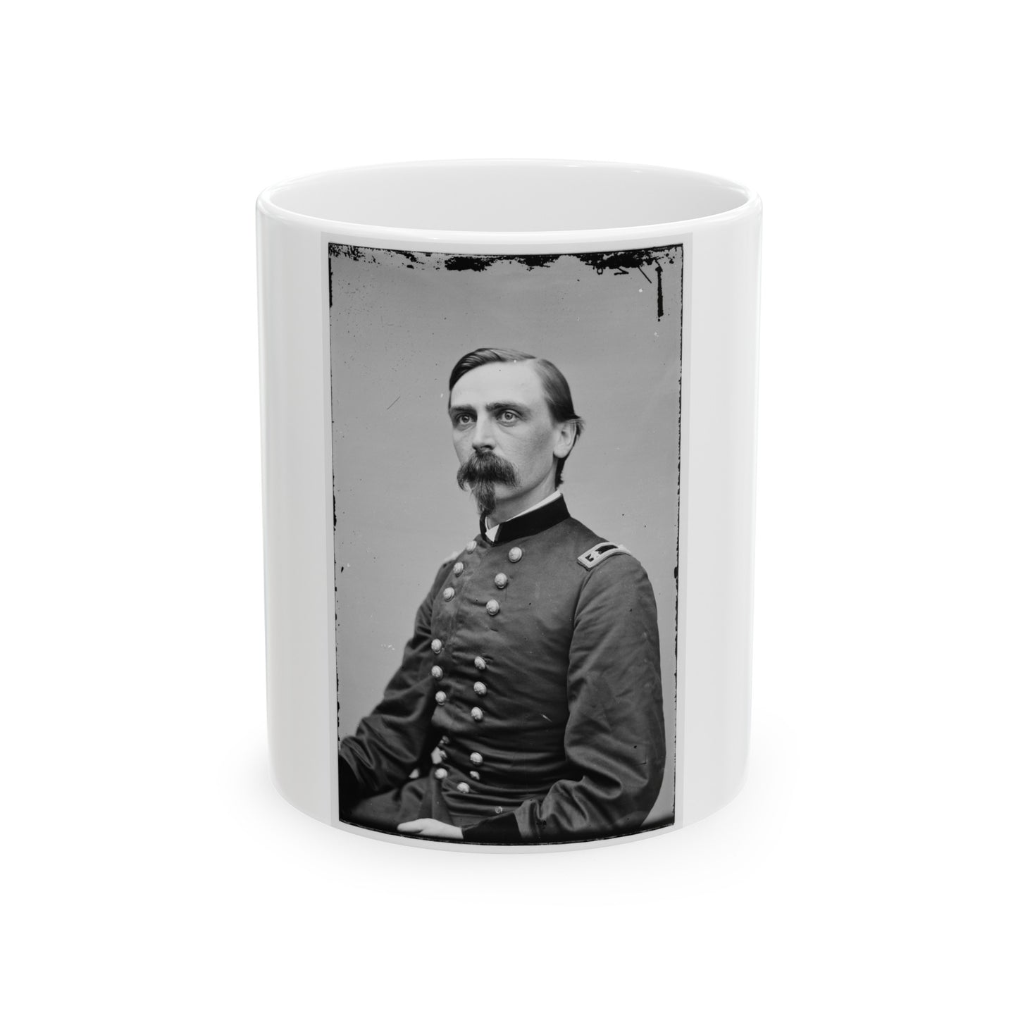Portrait Of Maj. Gen. Adelbert Ames, Officer Of The Federal Army (U.S. Civil War) White Coffee Mug