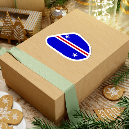 Baker Island flag map local (United States) STICKER Vinyl Kiss-Cut Decal