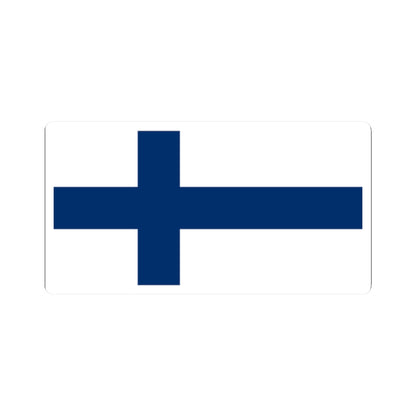 Flag of Finland 1-2 (Finland) STICKER Vinyl Kiss-Cut Decal