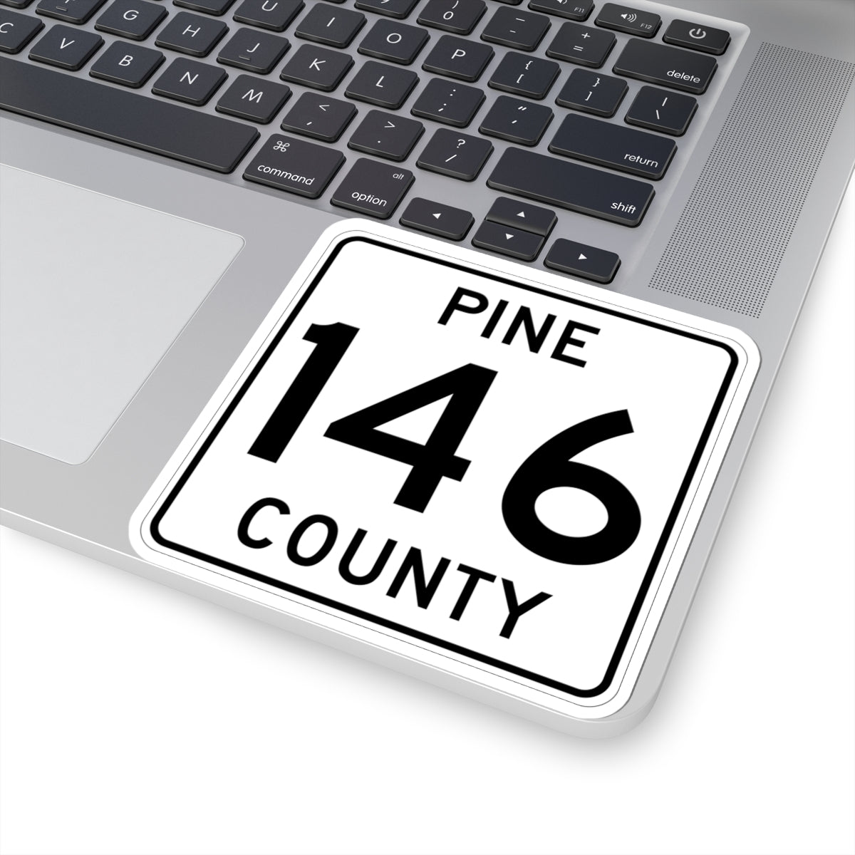 Pine County Route 146 MN (Minnesota) (Road Sign) STICKER Vinyl Kiss-Cut Decal