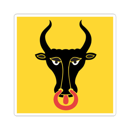 Flag of Canton of Uri alt (Switzerland) STICKER Vinyl Kiss-Cut Decal