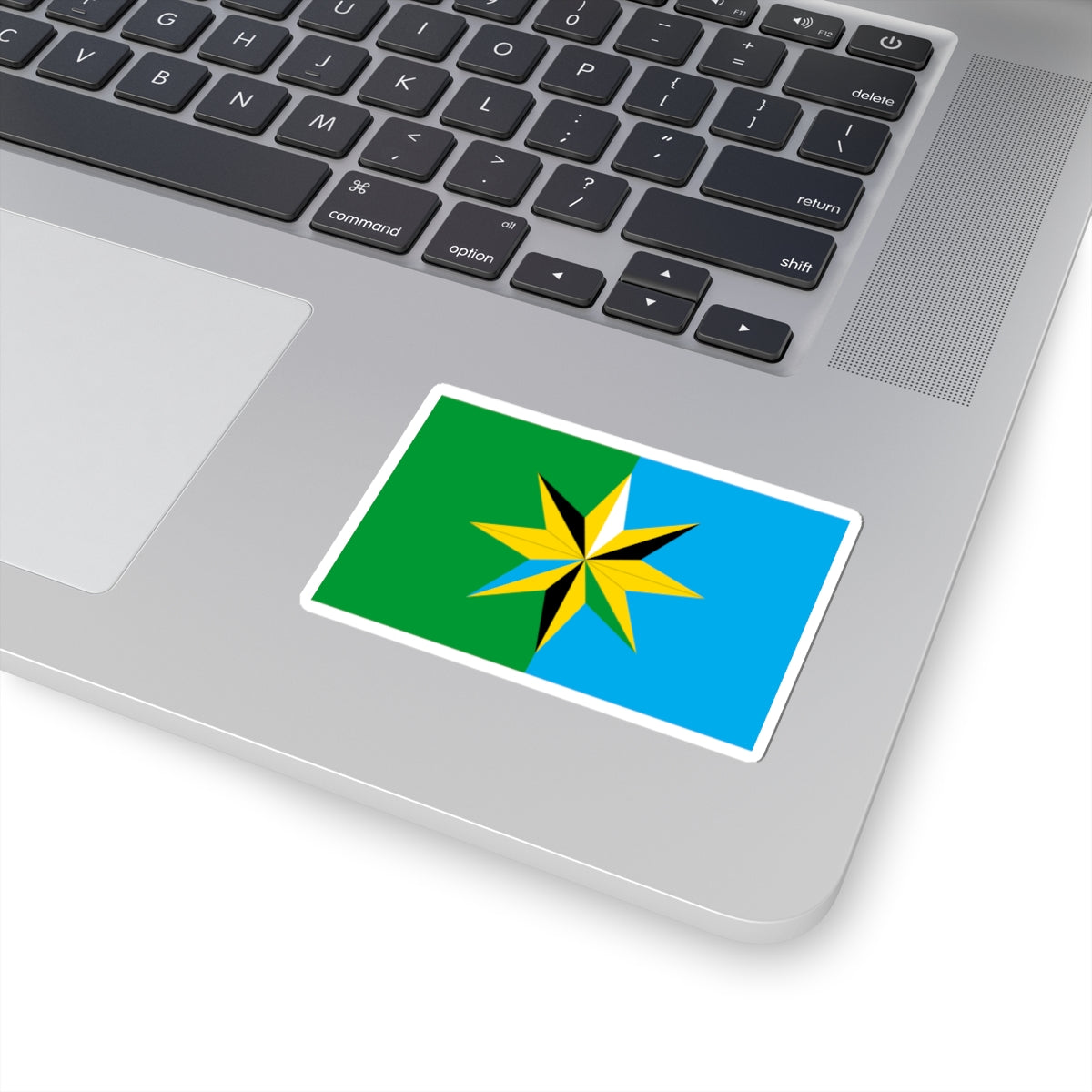Flag of Verkhnekhavsky rayon Voronezh oblast (Russia) STICKER Vinyl Kiss-Cut Decal