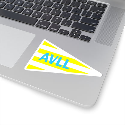Burgee of Associazione Vela Lago Ledro (Italy) STICKER Vinyl Kiss-Cut Decal
