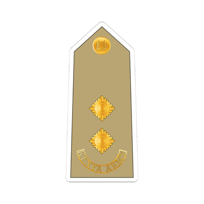 08. Kenyan Army LT (Kenya) (Military Rank) STICKER Vinyl Kiss-Cut Decal