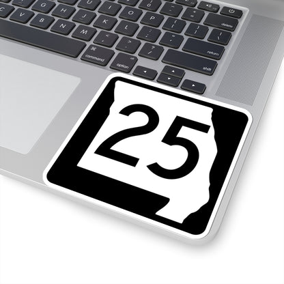 MO-25 (Missouri) (Road Sign) STICKER Vinyl Kiss-Cut Decal