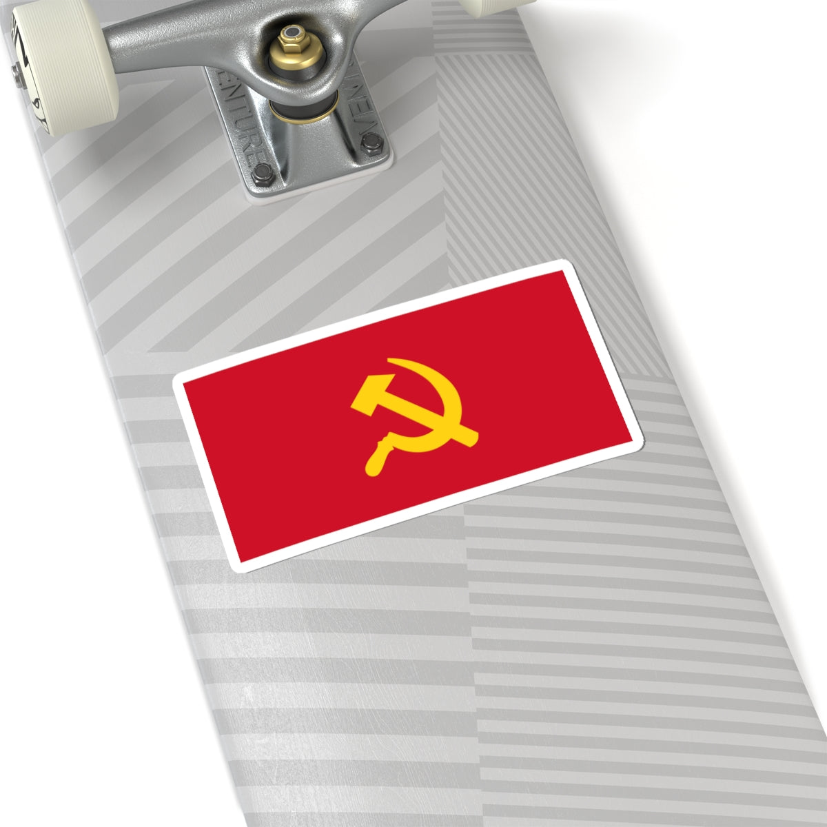 Flag of the Communist Party of the Philippines (Philippines) STICKER Vinyl Kiss-Cut Decal
