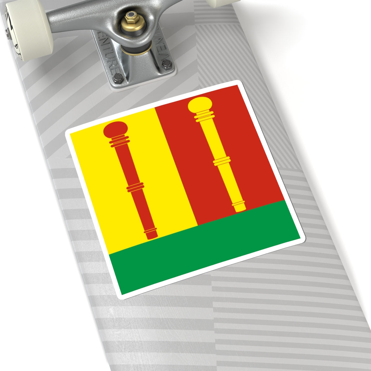 CHE Gonten Flag (Switzerland) STICKER Vinyl Kiss-Cut Decal